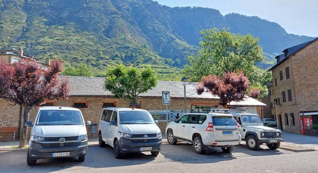 Espot Parking de taxis Val daran Lleida cataluna