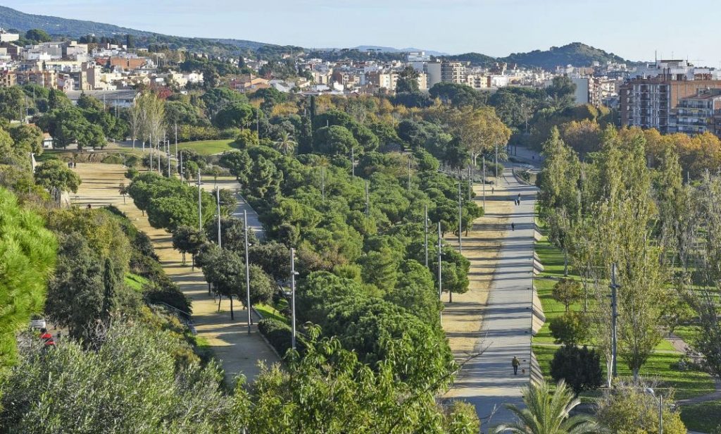 Parc central Mataro Cataluna