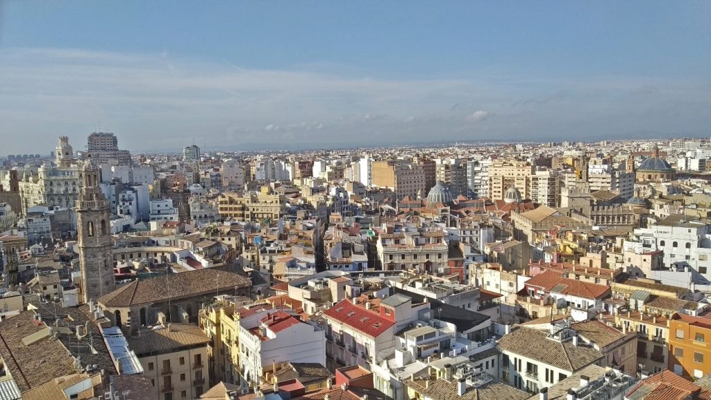 Vistas desde la Catedral Valencia