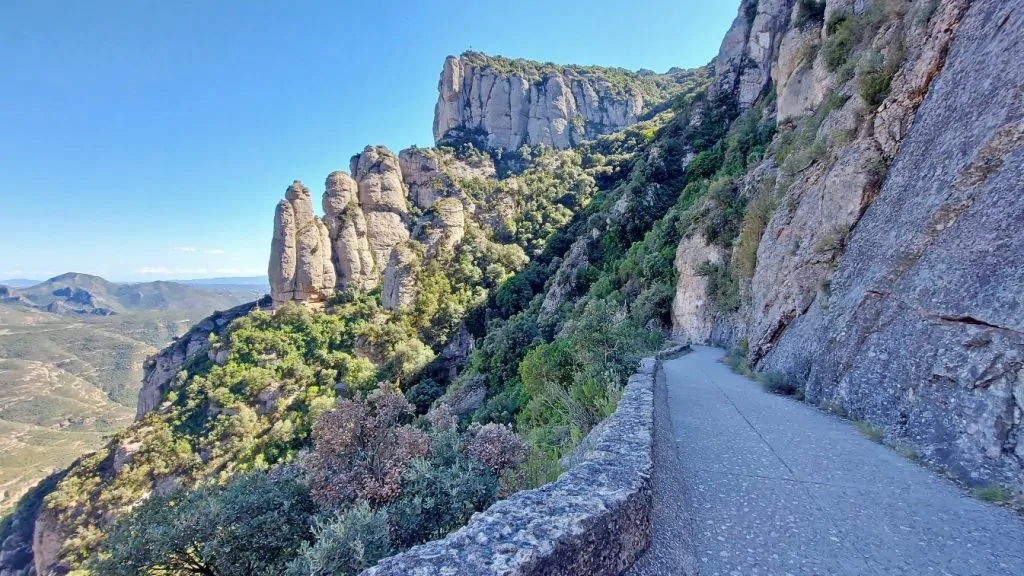Camino de los misterios Montserrat